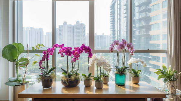 Orchid arrangement from Tooka Florist demonstrating ideal growing conditions