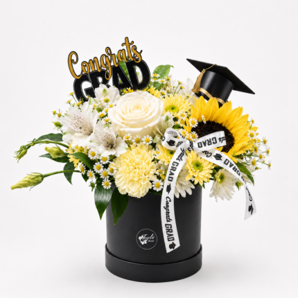 Graduation flower box