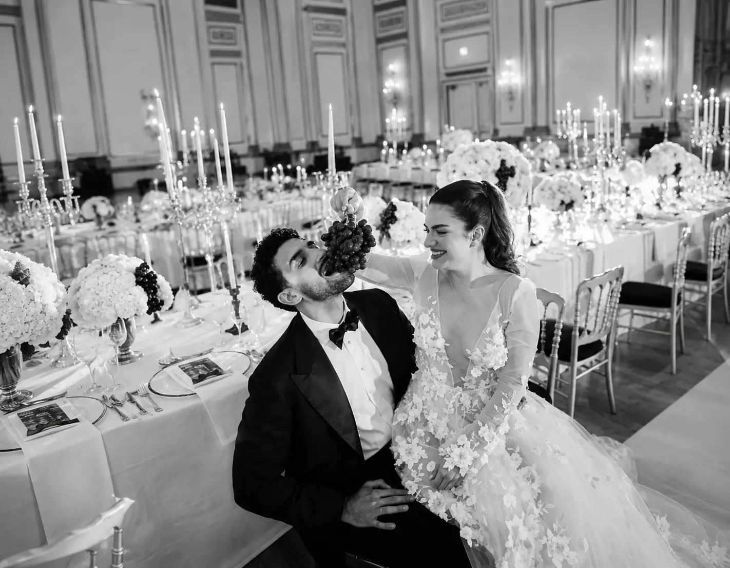 Luxury wedding party floral design - Elegant reception flower decor North Vancouver
