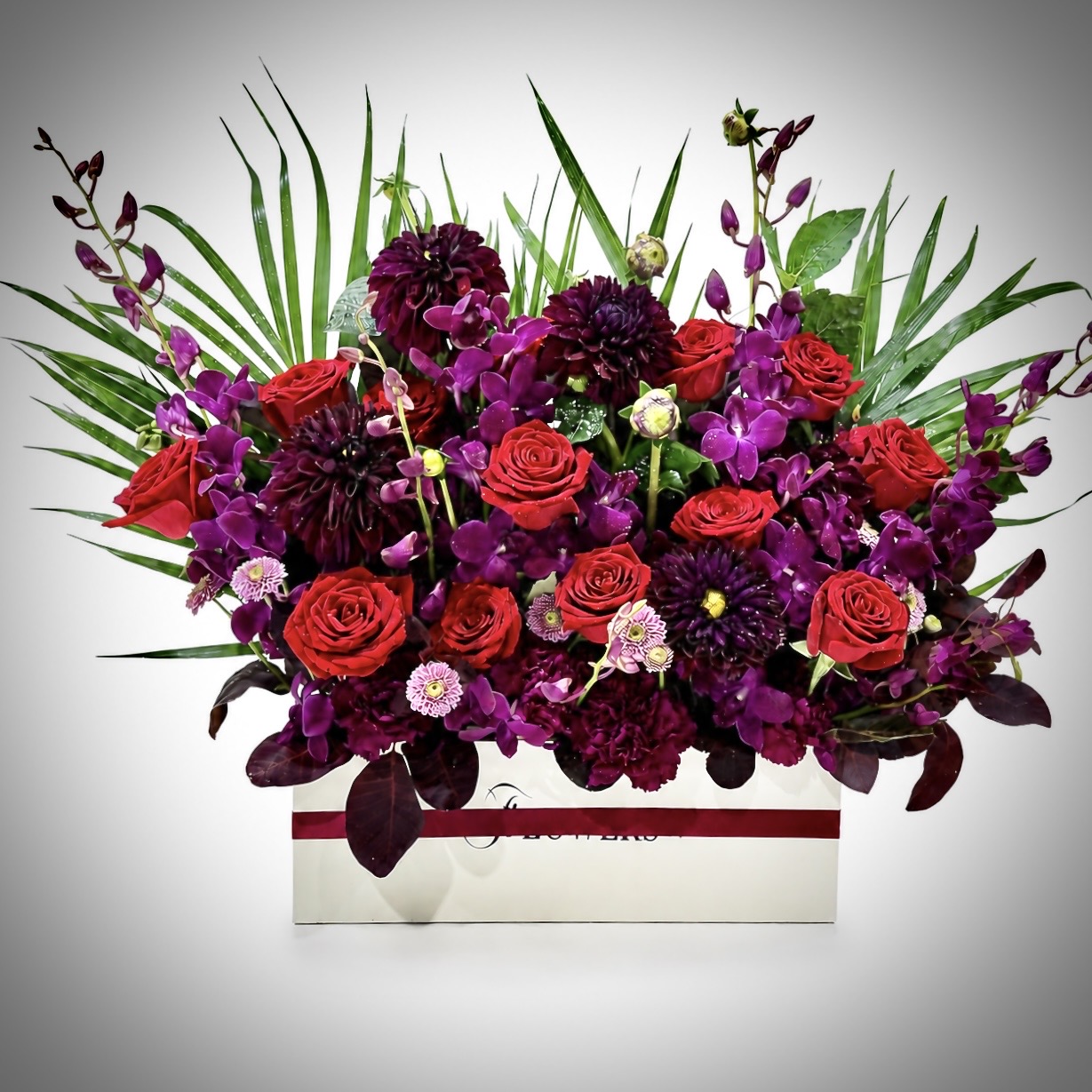 1DB2913B-7B38-4E4D-B991-989BE42106F7 Plum Passion Floral Box - Image 1